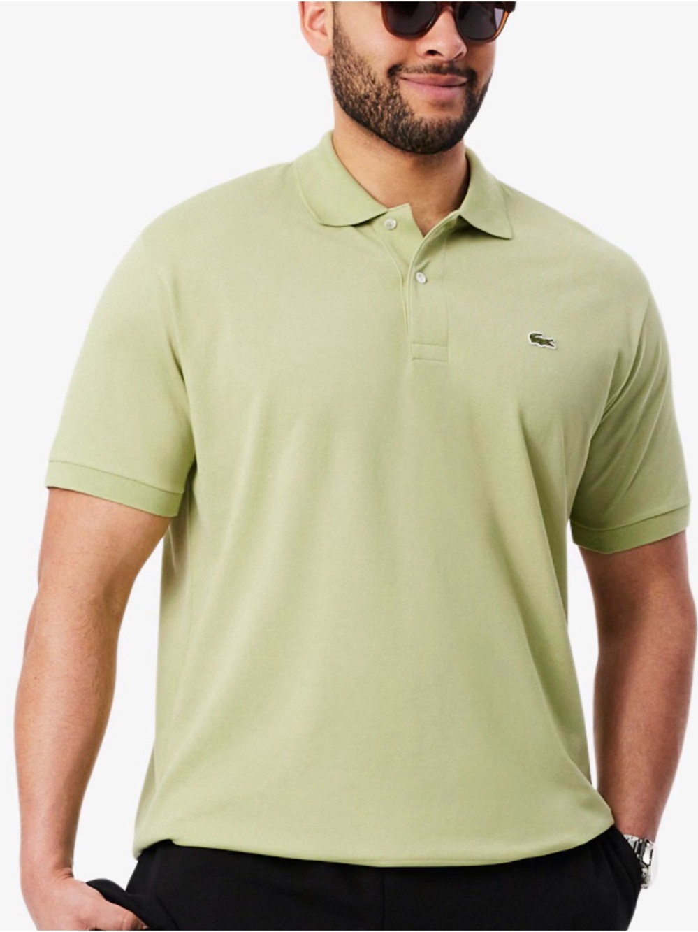 Lacoste Men’s Polo Shirt in Sage Green